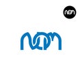 Letter NOM Monogram Logo Design