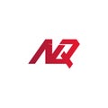 Letter NQ logo, NQ Monogram, Initial NQ logo, NQ Logo, icon, vector Royalty Free Stock Photo