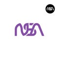 Letter NSA Monogram Logo Design