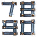 Letter number of jeans alphabet