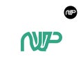 Letter NVP Monogram Logo Design Royalty Free Stock Photo
