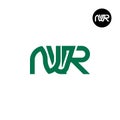 Letter NVR Monogram Logo Design Royalty Free Stock Photo