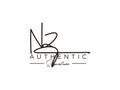 Letter NZ Signature Logo Template Vector