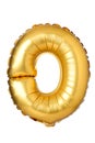 letter O from English alphabet of balloons Royalty Free Stock Photo