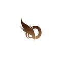 Letter O logo icon combined with owl eyes icon design vector