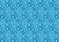 Letter O pattern in different colored blue shades for wallpaper Royalty Free Stock Photo