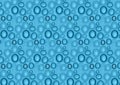 Letter O pattern in different colored blue shades for wallpaper Royalty Free Stock Photo