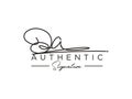 Letter OA Signature Logo Template Vector