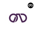 Letter OAD Monogram Logo Design Royalty Free Stock Photo