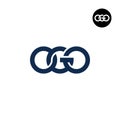 Letter OGO Monogram Logo Design Royalty Free Stock Photo