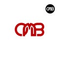 Letter OMB Monogram Logo Design Royalty Free Stock Photo