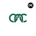 Letter OMC Monogram Logo Design Royalty Free Stock Photo