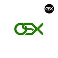 Letter OSX Monogram Logo Design Royalty Free Stock Photo