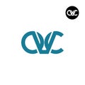 Letter OVC Monogram Logo Design Royalty Free Stock Photo