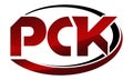 Letter P C K Modern Logo