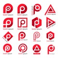 Letter P Logo. P Letter Design, brand identity