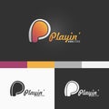 P Letter Symbol Template. Vector Elements. Brand Icon Design Illustration. EPS10