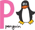 Letter P - penguin