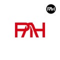 Letter PAH Monogram Logo Design
