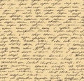 Letter pattern. Script seamless background