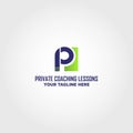 Letter PCL vector logo design Royalty Free Stock Photo