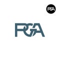 Letter PGA Monogram Logo Design