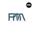 Letter PMA Monogram Logo Design