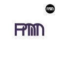 Letter PMM Monogram Logo Design Royalty Free Stock Photo