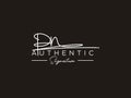 Letter PN Signature Logo Template Vector