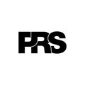 Letter PRS simple monogram logo icon design. Royalty Free Stock Photo