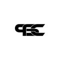 Letter PSC simple monogram logo icon design. Royalty Free Stock Photo