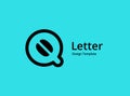 Letter Q cofee logo icon design template elements