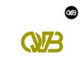 Letter QVB Monogram Logo Design Royalty Free Stock Photo