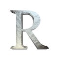 Beautiful Letter R with isolated White Background