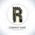 Letter R Gamer Community Logo Symbol Icon Vector