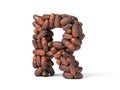 Letter R shaped date palm fruits,