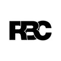 Letter RBC simple monogram logo icon design.