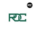 Letter RDC Monogram Logo Design Royalty Free Stock Photo