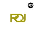 Letter RDJ Monogram Logo Design