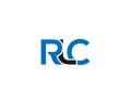 Letter RLC Simple Logo Design