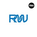 Letter RNN Monogram Logo Design Royalty Free Stock Photo