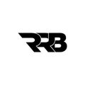 RRB letter monogram logo design vector Royalty Free Stock Photo