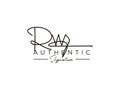 Letter RW Signature Logo Template Vector