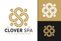 Letter S Clover Nature Spa Logo Design, brand identity logos vector, modern logo, Logo Designs Vector Illustration Template Royalty Free Stock Photo