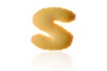 Letter S Cookie Biscuit english capital font