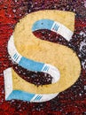 Letter S Royalty Free Stock Photo
