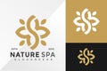 Letter S Floral Nature Spa Logo Design Vector illustration template Royalty Free Stock Photo