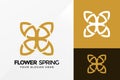 Letter S Flower Spring Logo Design, Brand Identity logos vector, modern logo, Logo Designs Vector Illustration Template Royalty Free Stock Photo