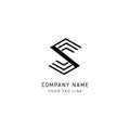 letter S logo icon design vector design template with eps Royalty Free Stock Photo