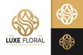 Letter S Luxury Floral Circle Logo Design, brand identity logos vector, modern logo, Logo Designs Vector Illustration Template Royalty Free Stock Photo